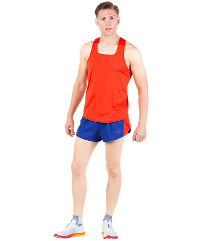 Ronhill Men's Tech Revive Racer Short Blue/Red-2
